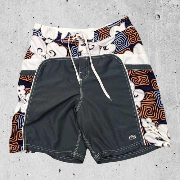 Vintage GOTCHA Swimming Trunks Shorts ~ Size 34 Board UN-LINED - Picture 1 of 6